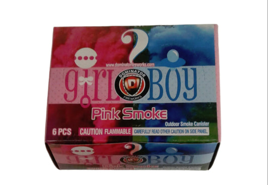 Its a Girl Pink smoke