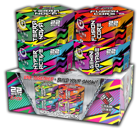 Chain Link 22 Shot Assorted Cakes