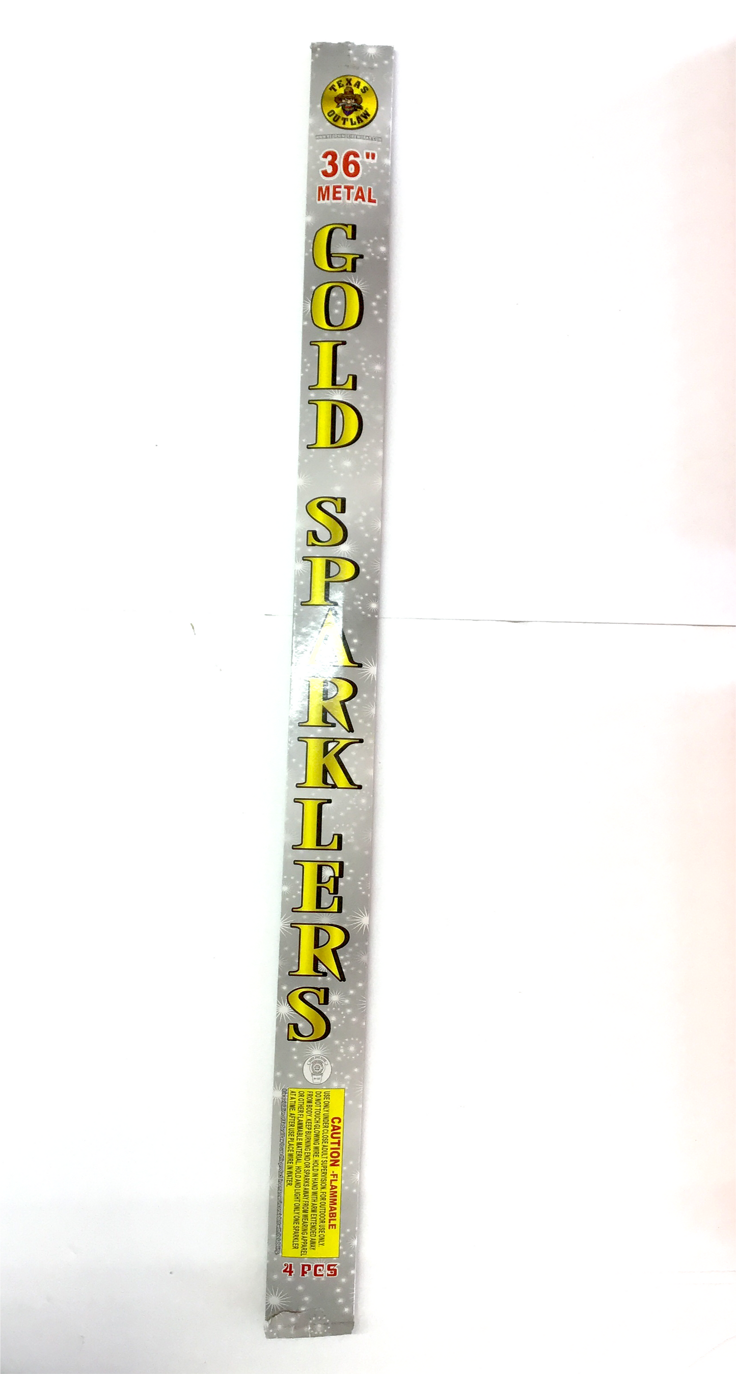 36" Gold large sparkler
