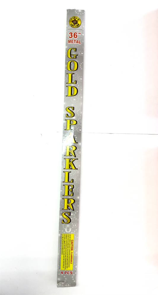 36" Gold large sparkler