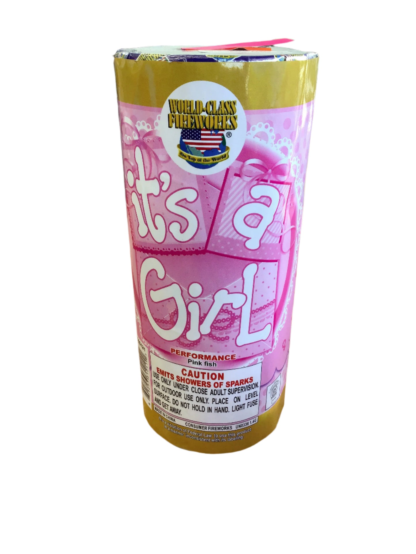 The Reveal - GIRL - pink fountain