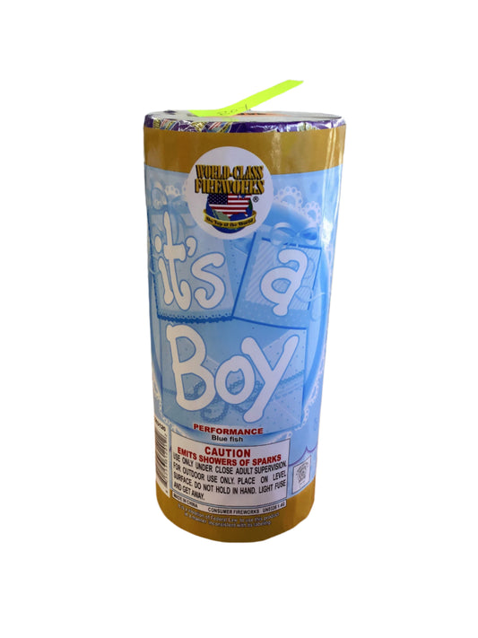 The Reveal - BOY - blue fountain