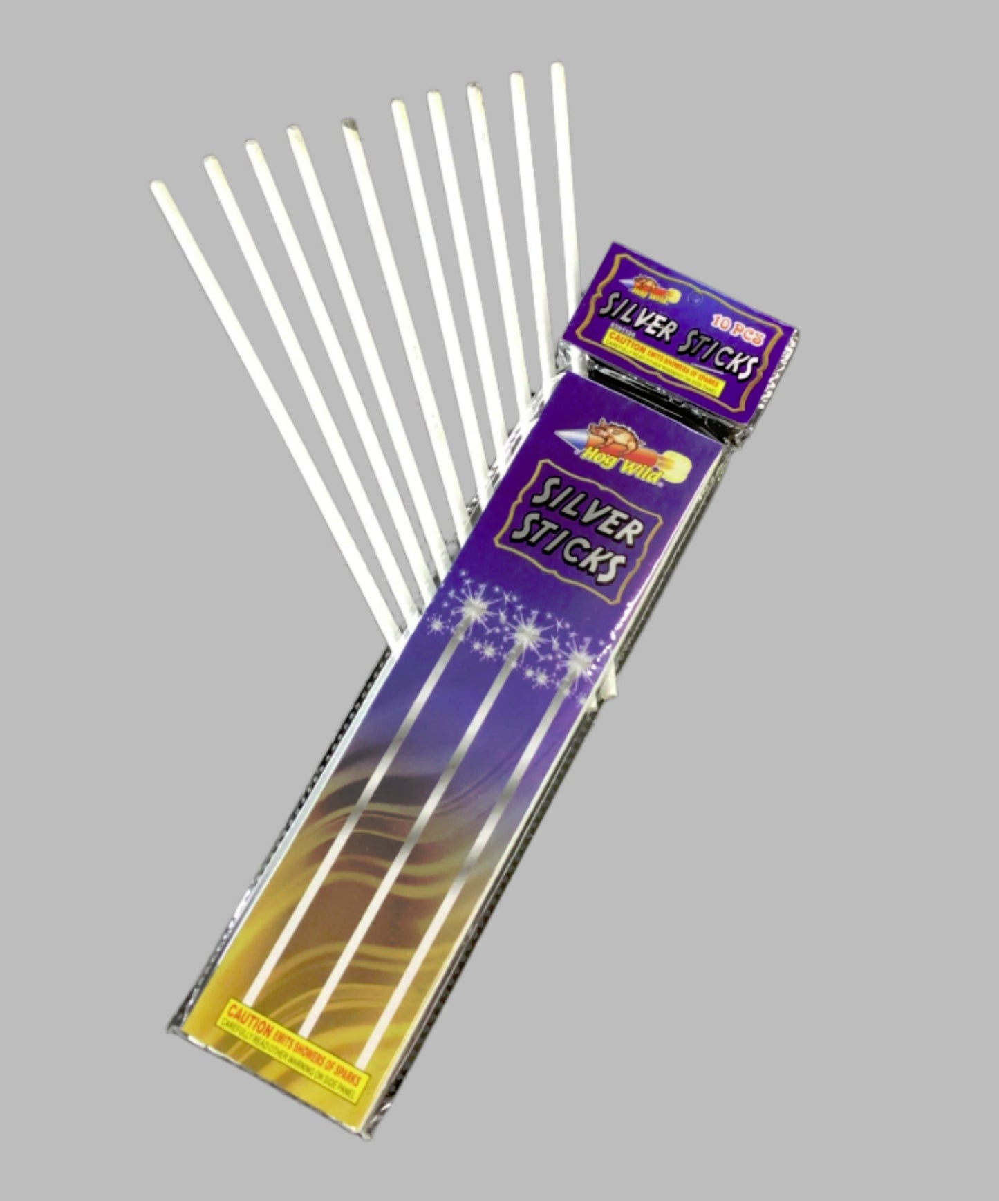 Silver sticks sparkler - cool burning
