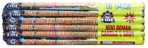 magical mini Roman candle 6pk