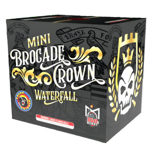 Mini Brocade Crown Waterfall