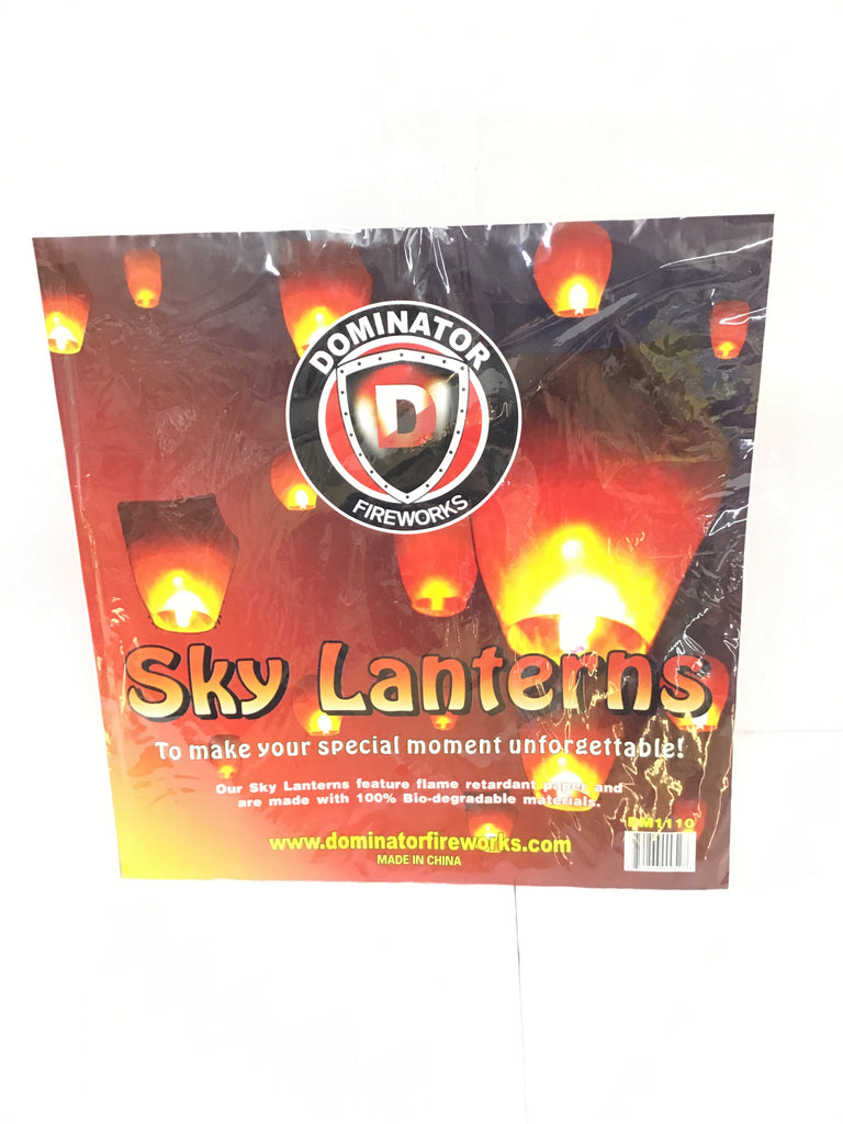 Sky Lantern | Utah Sparklers Orange