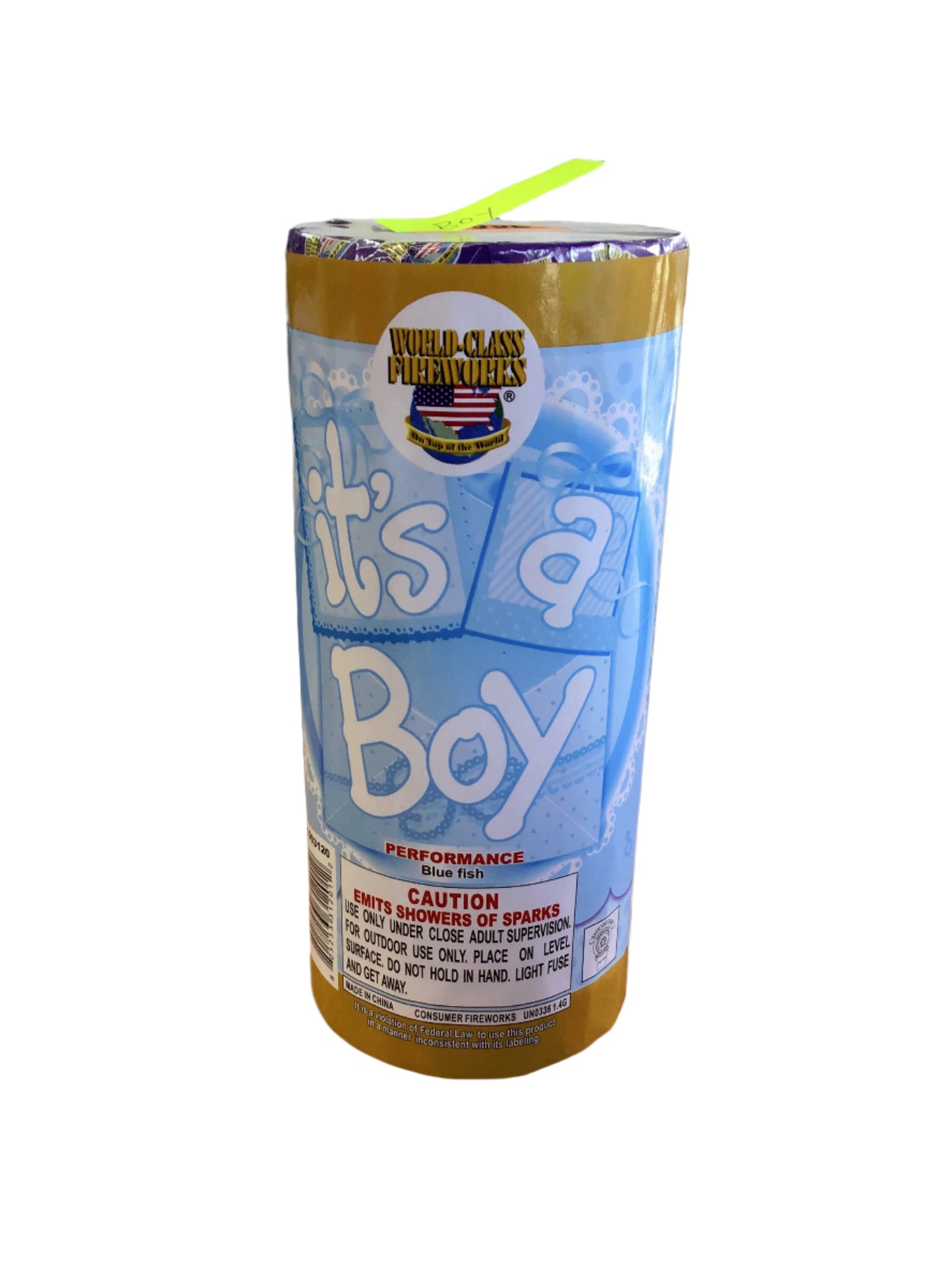 The Reveal - BOY - blue fountain