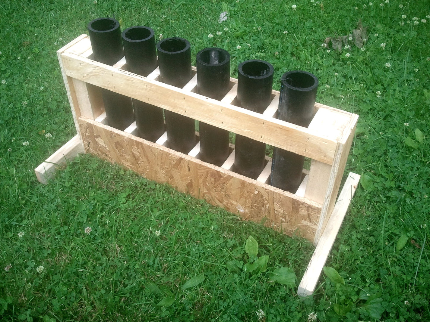 6 shot mortar rack - WE CAN NOT SHIP – Barbour Family Fireworks