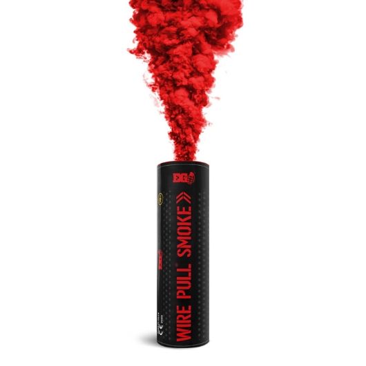 Tactical Red Smoke - WP40 pull chain smoke